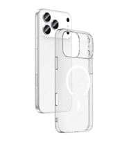 iPhone 17 Pro Max Combo Sert Şeffaf Magsafe Kapak - Şeffaf