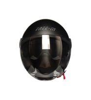 Motosiklet Yarım Kask Camlı Ce Onaylı Güneş Vizörlü Motor Kaskı Moon
