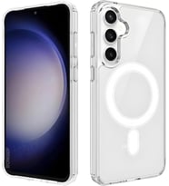 Lexroo Samsung Galaxy S25 FE için Şeffaf Kılıf Mag-Clear Güçlü Manyetikli S25 FE Koruyucu Sararmaya