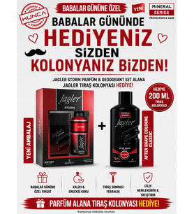 JAGLER STORM Erkek Parfüm EDT 90 ML BABALAR GÜNÜ ÖZEL TRAŞ KOLONYASI HEDİYE