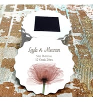 Magnet Hediyelik - Gelin / Damat Gelincik Tasarım Nişan, Kına, Nikah, Düğün, Söz Hatırası Magnet