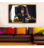 Altın Çerçeveli dekoratif tablo l1345 (Gold)