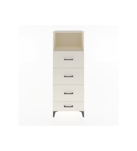 Hyperion Dolap Tek Raflı 4 Çekmeceli 60x44x163 Aytaşı-Aytaşı