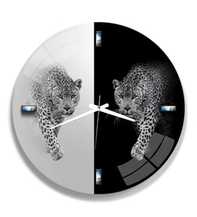 Leopar Cam Saat - 40 cm