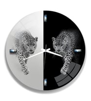 Leopar Cam Saat - 40 cm