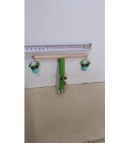 Netx Kuş Oyuncaklı Tünek 14x16x1 cm Muhabbet ve Paraket için uygundur