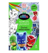 Pjmasks - Renkler Çıldırdı! Çıkartmalı Boyama Partisi