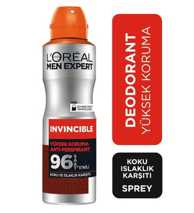 L'Oreal Paris Men Expert Invincible Anti-perspırant Yüksek Koruma Erkek Sprey Deodorant 150ml