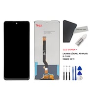 Infinix HOT 11S Uyumlu Lcd Ekran Dokunmatik Servis Lcd + B-7000 + TAMİR SETİ