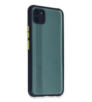 Durukar® Realme C11 Kılıf Miami Şeffaf Silikon - Lacivert