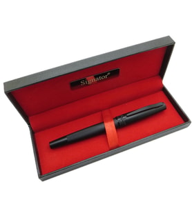 Signator® T603 Mat Siyah Desenli Roller Kalem  İsme Özel Kalem  Hediyelik Kalem (Karışık)