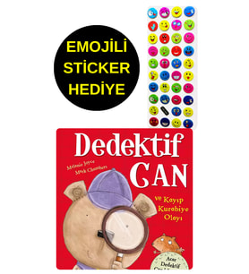 EMOJİLİ  STİCKER HEDİYE  - OKUL ÖNCESİ RESİMLİ KİTAPLAR  - DEDEKTİF CAN