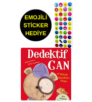 EMOJİLİ  STİCKER HEDİYE  - OKUL ÖNCESİ RESİMLİ KİTAPLAR  - DEDEKTİF CAN