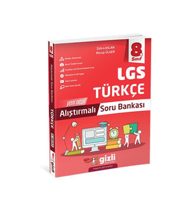 Gizli Yayınları 8. Sınıf Türkçe Lgs Alıştırmalı Soru Bankası
