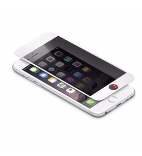 Apple iPhone 7-8-SE 2020 LOGİS Hayalet Privacy Gizli 6D Ekran Koruyucu Cam (Beyaz)