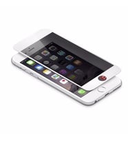 Apple iPhone 7-8-SE 2020 LOGİS Hayalet Privacy Gizli 6D Ekran Koruyucu Cam (Beyaz)