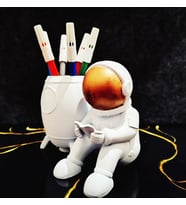 Astronot Kalemlik Masa Dekoru Biblo Heykel Obje