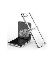 Mey İthalat® Samsung Galaxy Z Flip 4 Kılıf Fold Element Kapak - Gümüş
