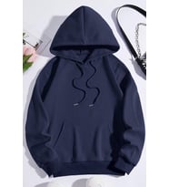 Rahat Kalıp Unisex Oversize Sweatshirt (Lacivert)