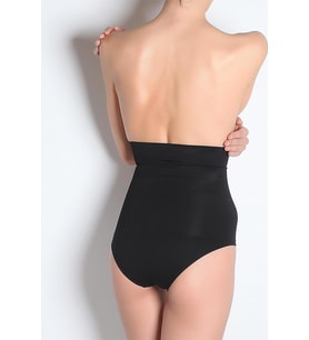 Miorre Bayan Yüksek Bel Slip Korse (Siyah)