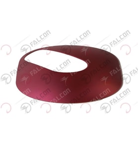 Falcon Techno 50 Ayna Dekoratif Kapak Sol Kırmızı