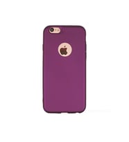 Apple iPhone 6G Premium Silikon Kılıf Mor