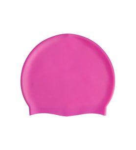 Çocuk Ve Yetişkin Bonesi Ince Ve Hafif Esnek Silikon Bone Yüzücü Bonesi (Pembe)