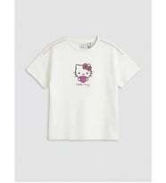 LCW Kids Beyaz Hello Kitty Kız Çocuk Tişört
