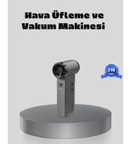 Şarjlı 130000 RPM Hava Üflemeli ve Vakumlu Araç Ev Temizlik Makinesi