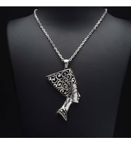 570 Nefertiti Gümüş Kolye