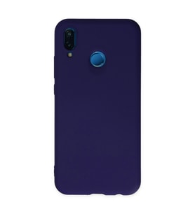 Huawei P20 Lite Kılıf Nano İçi Kadife Silikon - Mor