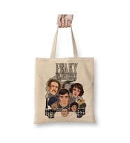 Peaky Blinders 07 Beyaz Bez Çanta Uzun Saplı Alışveriş Çantası Plaj Çantası