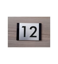 Dekoratif Apartman Kapı Numarası Pleksi-12