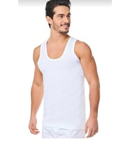 TUTKU ELİT 1201 ERKEK MODAL ELASTAN ATLET TEKLİ (Beyaz)
