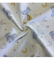 Müslin Örtü 75x85  Ağız Bezi Hediyeli (Yeşil - Beyaz - Mavi - Kahve)