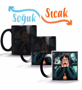 Harry Potter Harry Alone Sihirli Kupa Bardak Porselen