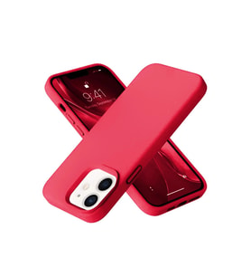 Apple İphone 12 Kılıf Nano İçi Kadife Silikon - Kırmızı