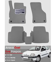 RENAULT CLİO 2 (1998-2004) Uyumlu EVA Paspas Tam Set–Araca Özel,Oto Paspas