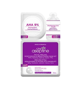 Cire Aseptine Peeling Etkili Nemlendirici Aydınlatıcı Yüz Maske Kiti
