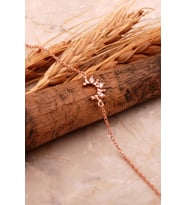 Güneş Rose Gümüş Taşlı Bileklik 4579