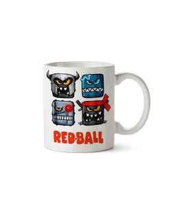 Redball Porselen Kupa Bardak