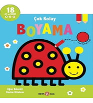 Çok Kolay Boyama - Uğur Böcekli Resim Kitabım