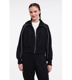 Lumberjack WL ANDRA 18MS426 5FX 101940861 Kadın Eşofman Üstü Siyah XS-XL