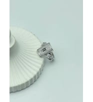 Çelik Silver Ayarlanabilir Yüzük - 25yzk146
