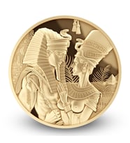 AgaKulche Amenhotep Nefertiti 1 Ons Altın Sikke Coin