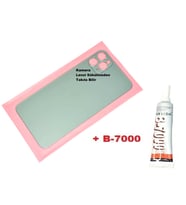 Tkgz İPhone 11 PRO MAX Arka Pil Batarya Kapağı (CAM+B-7000) YEŞİL