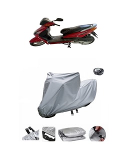 Ramzey RMZ 125 T-D  Su Geçirmez Motosiklet Brandası ARKA ÇANTA UYUMLU