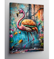 Kanvas Tablo Flamingo