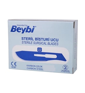 BEYBİ - BİSTÜRİ UCU NO : 22 - 50 ADET