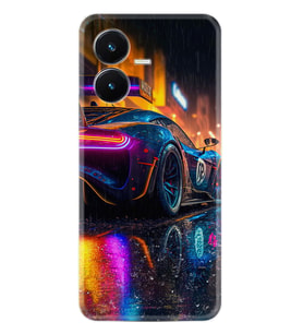 Y22S Kılıf Hayat Serisi Desenli Colorful Car -Stock Code 2013